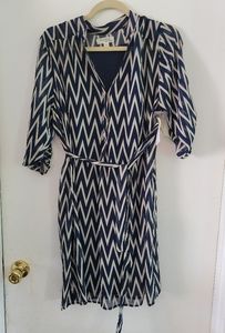 Chevron maternity dress